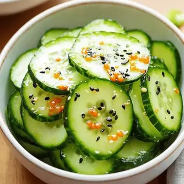 Crisp Cucumber Sunomono: A Refreshing Japanese Delight 9 Sunomono