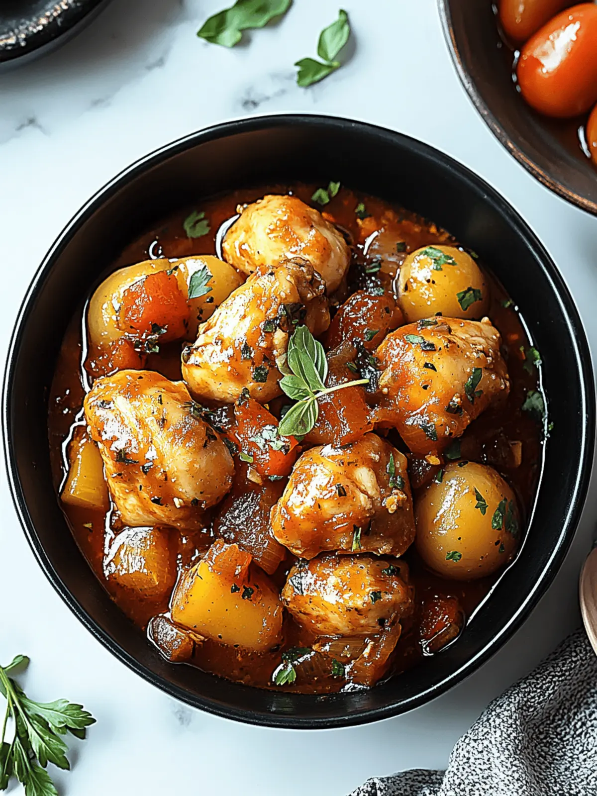 Braised Catalina Chicken