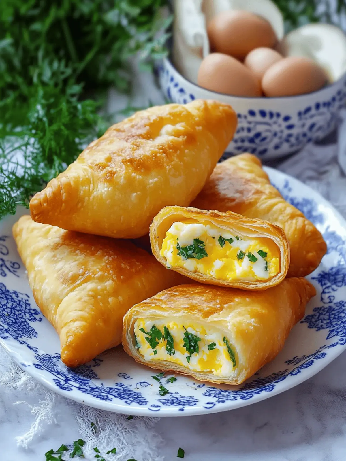 Cheesy Egg & Cheese Piroshki