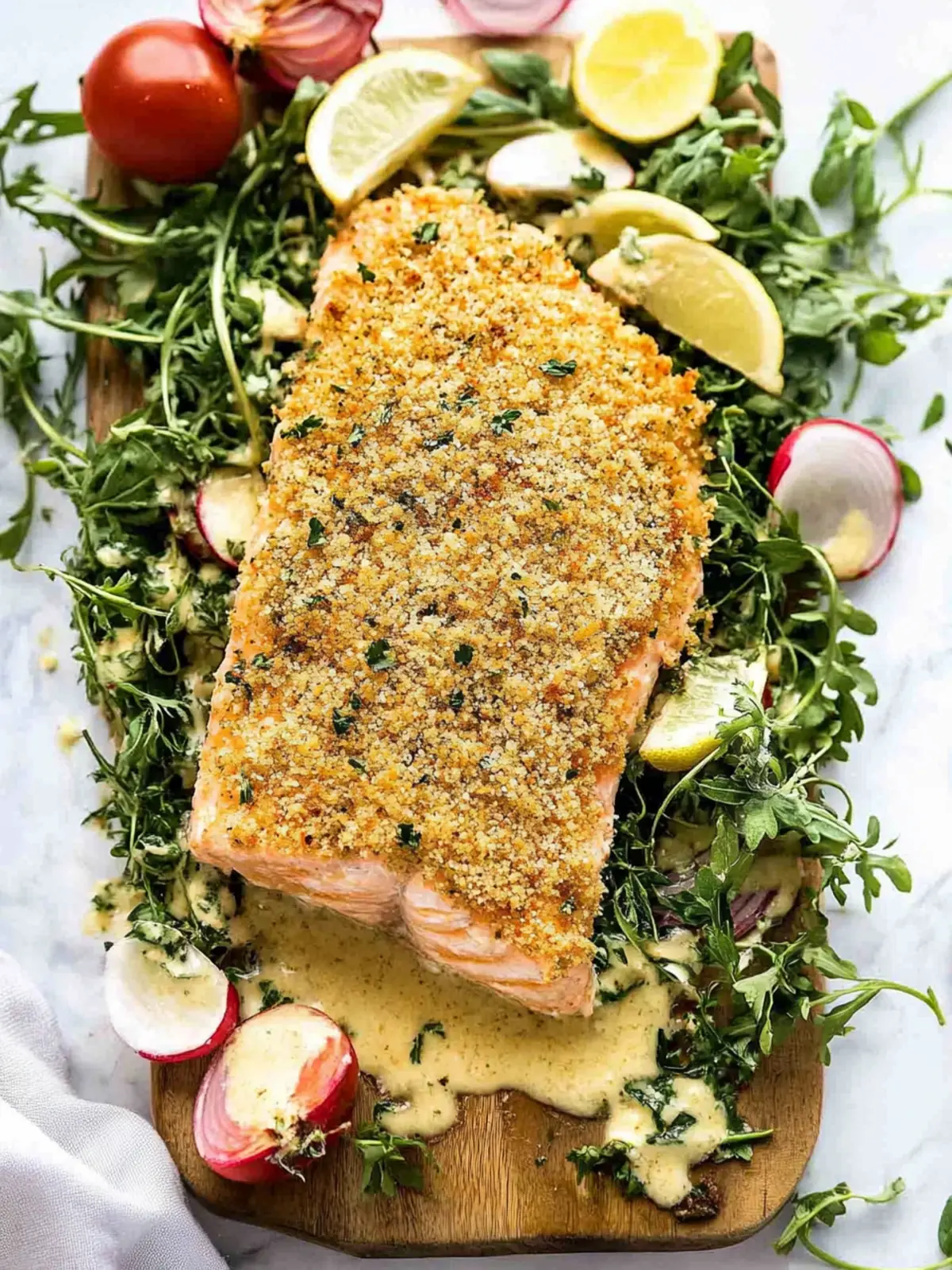 Baked Parmesan Crusted Salmon