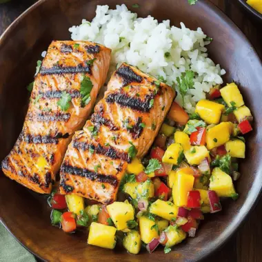Grilled Salmon with Mango Salsa: A Taste of Summer Bliss 9 Grilled Salmon with Mango Salsa