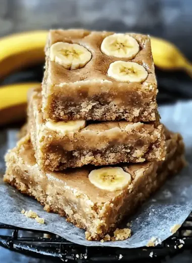Banana Blondies