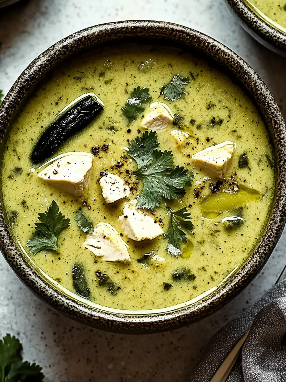 Roasted Poblano Soup