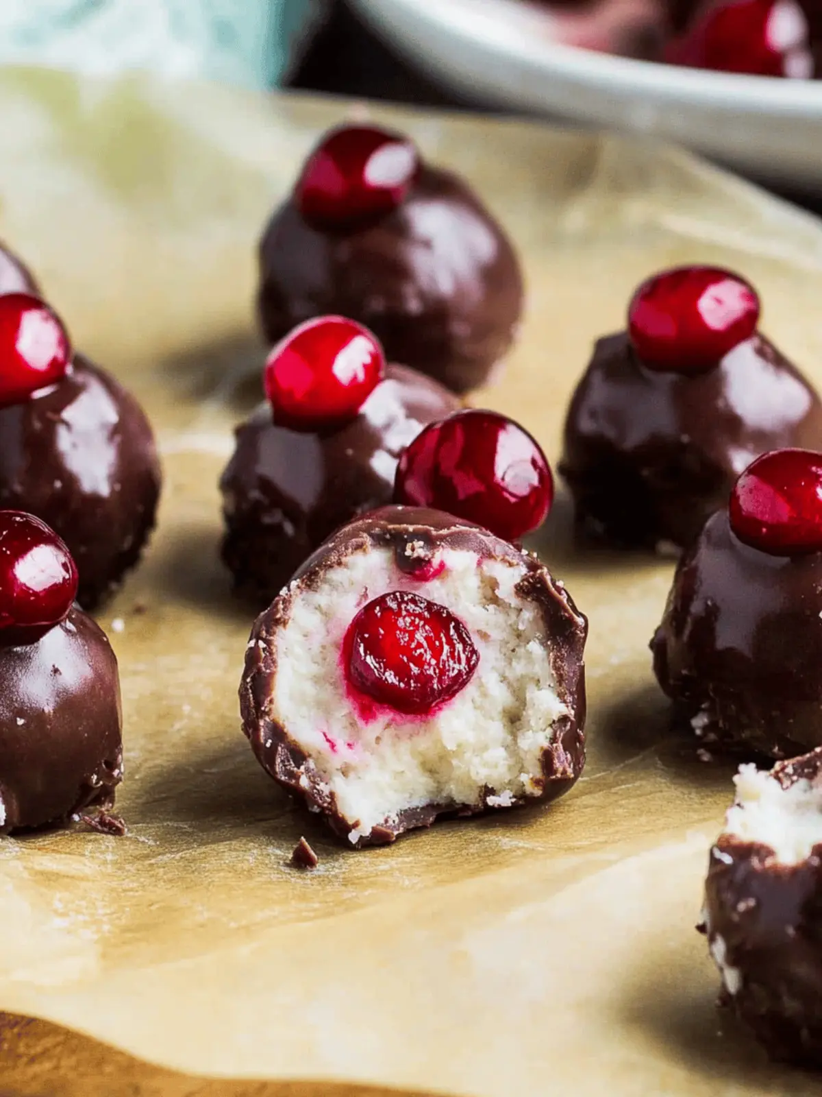 Cherry Bourbon Balls