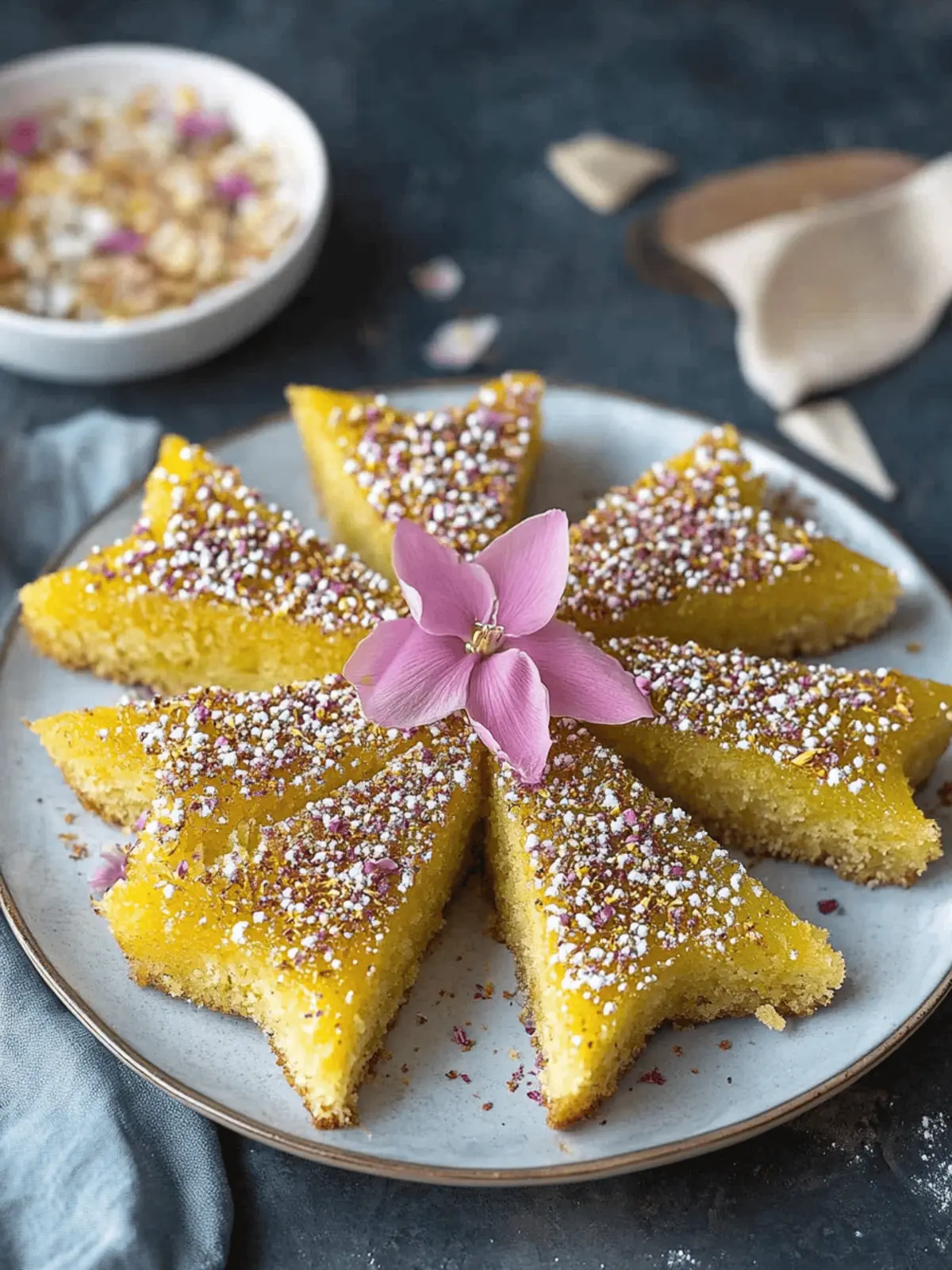 Persian Saffron Cake