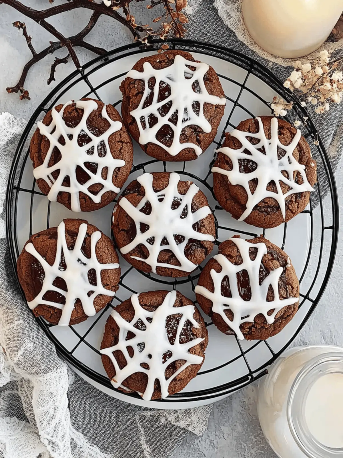 Spider Web Cookies