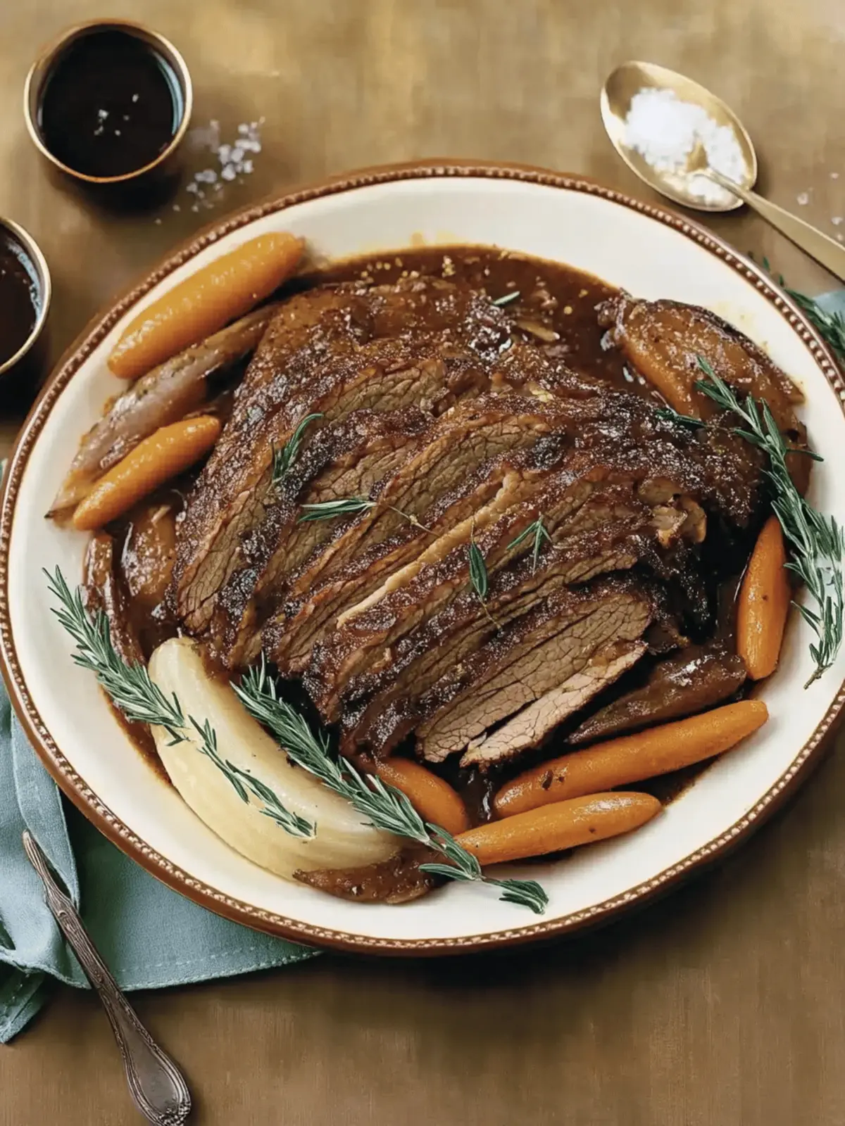 Savory Braised Brisket for Passover: Tender Family Feast 5 Braised Brisket for Passover