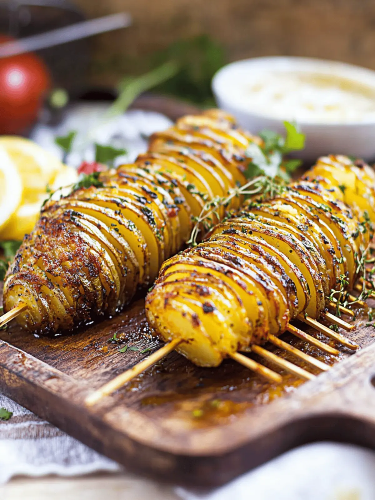 Crispy Accordion Potatoes