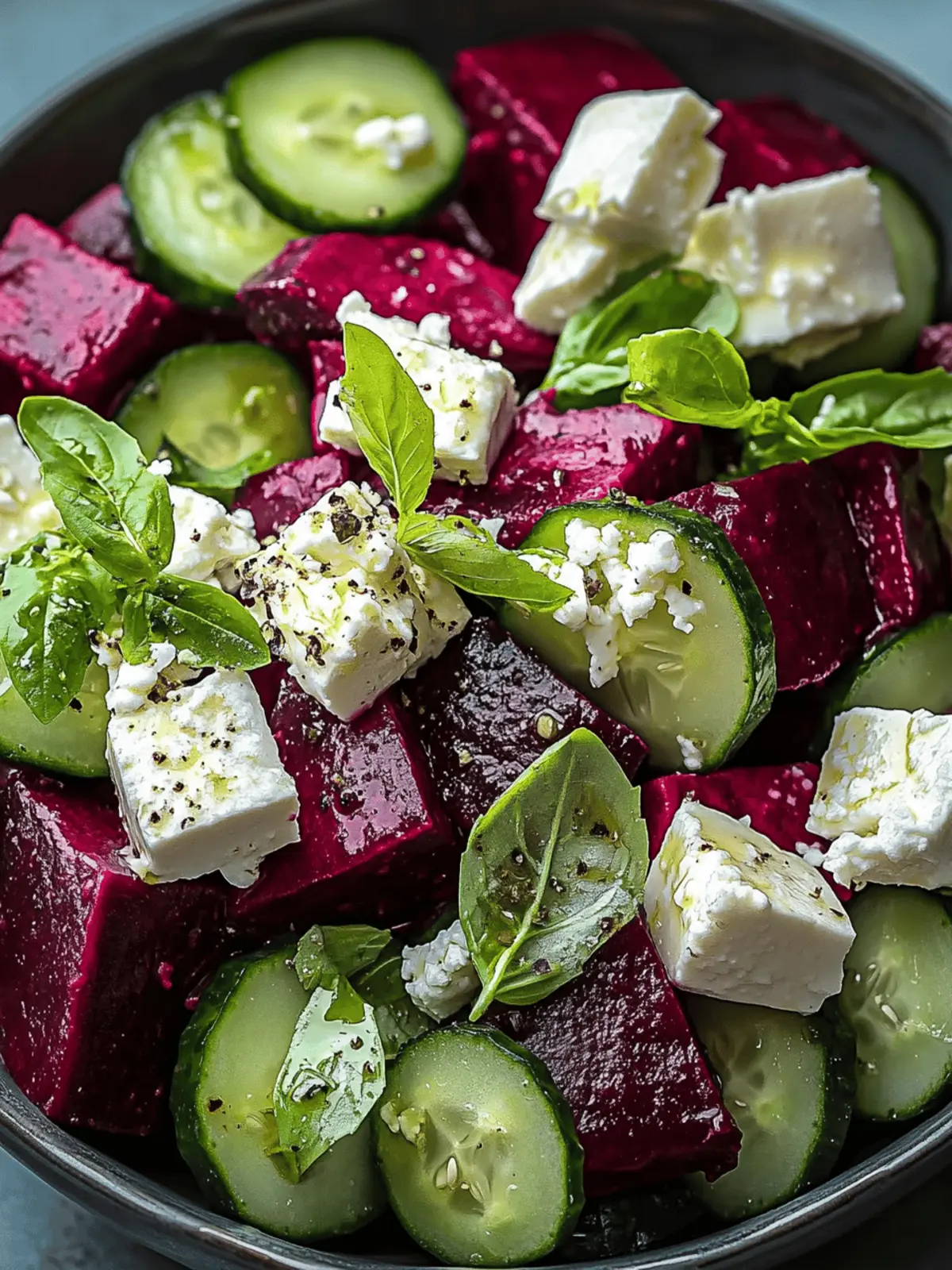 Vibrant Beet Salad with Feta and Cucumbers for Fresh Eating 5 Beet Salad with Feta and Cucumbers