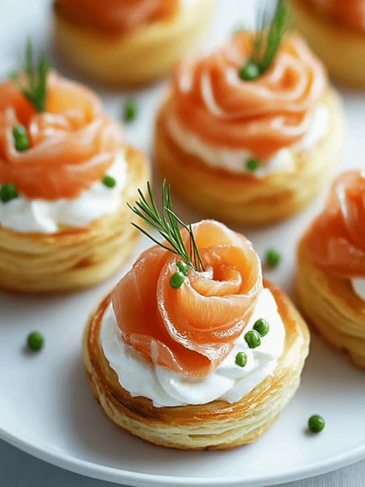 Smoked Salmon Vol Au Vents