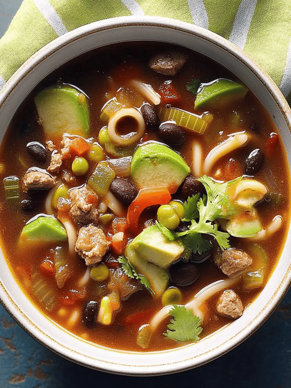 Hearty Mexi-Stroni Soup that Will Spice Up Your Dinner Time! 4 Mexi-Stroni Soup
