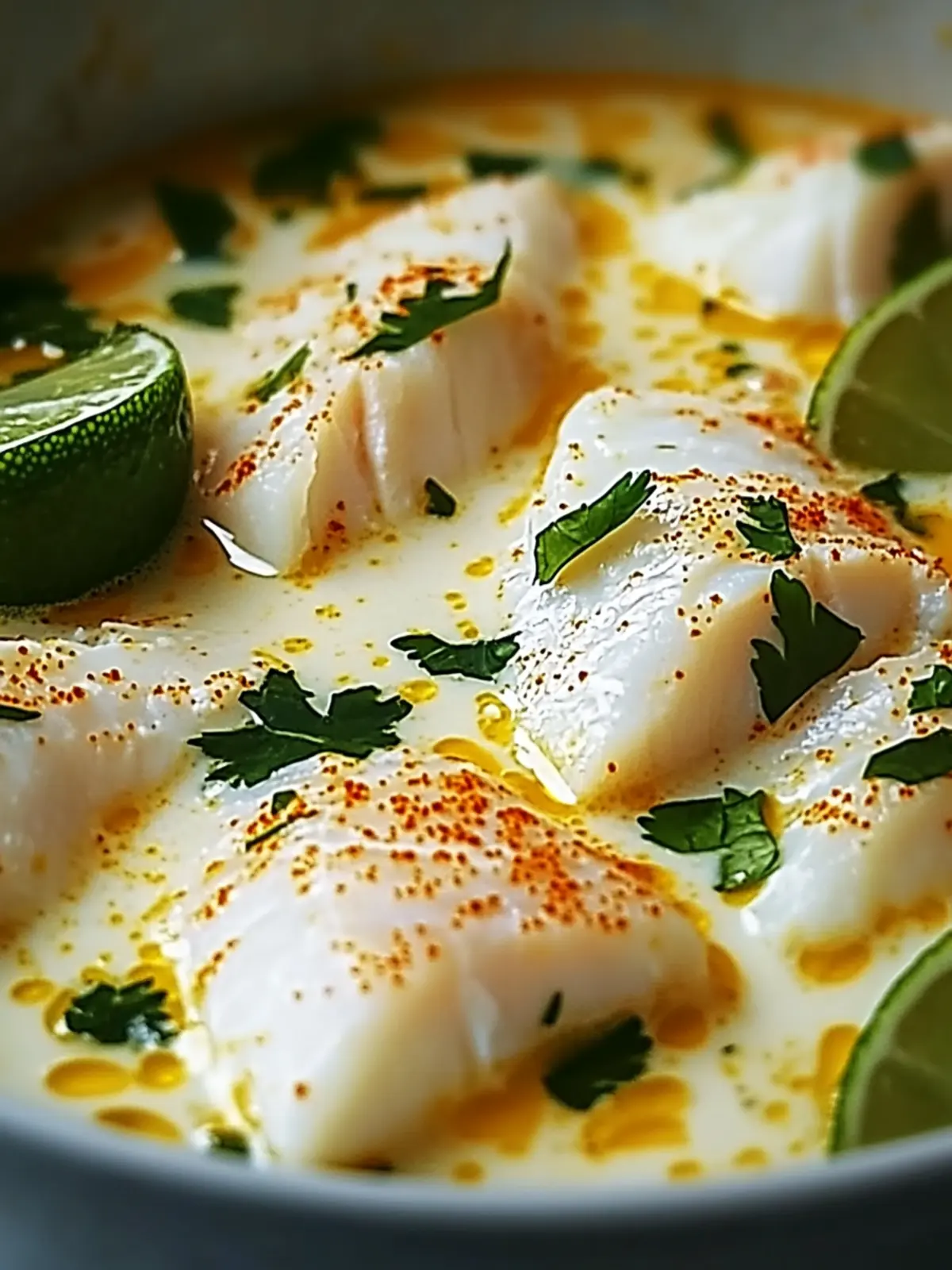 Coconut Lime Fish Soup