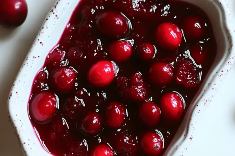 Homemade Cranberry Sauce