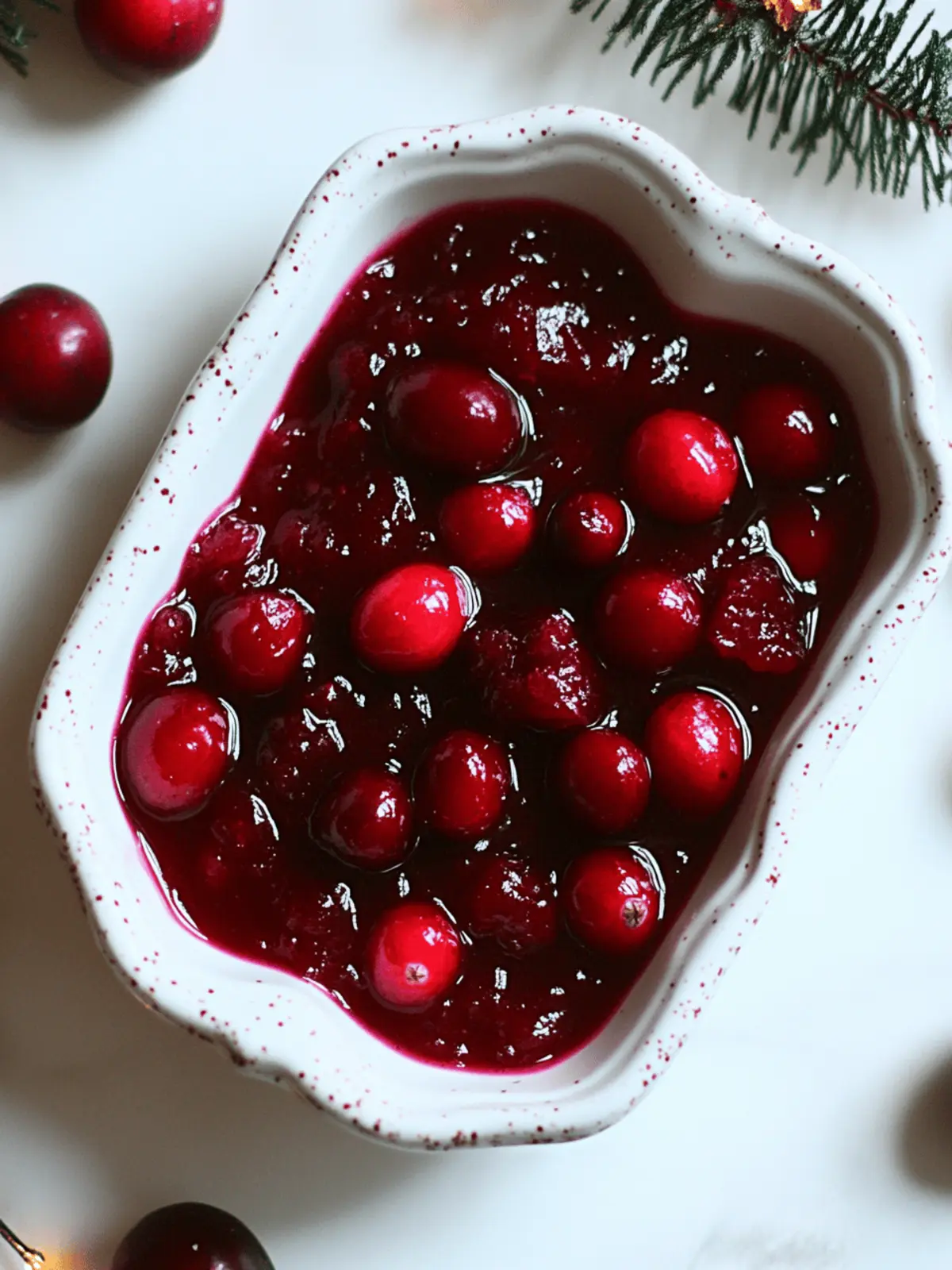Homemade Cranberry Sauce