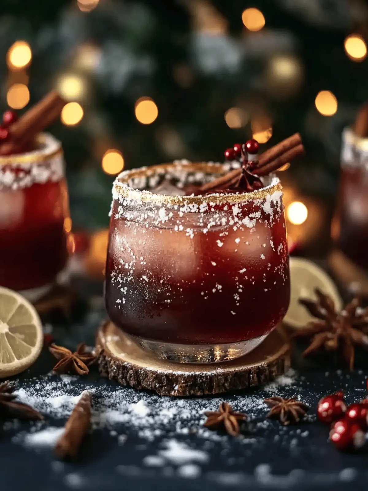 Spiced Christmas Margarita