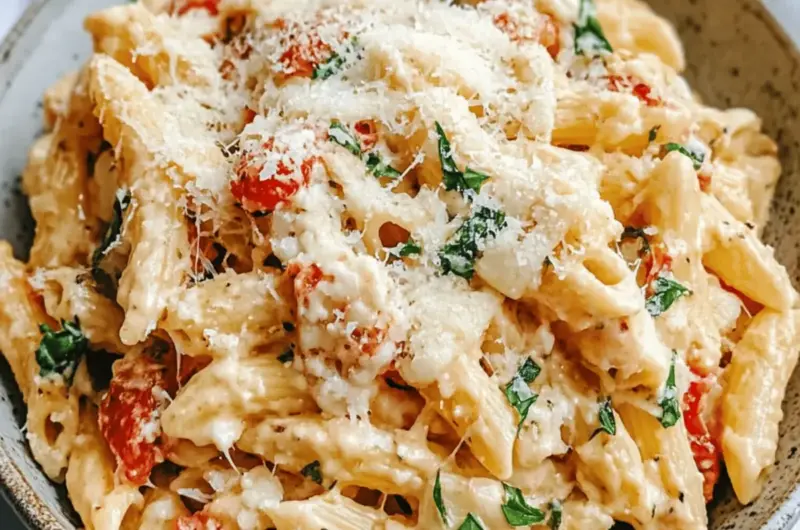 Boursin Cheese Baked TikTok Pasta