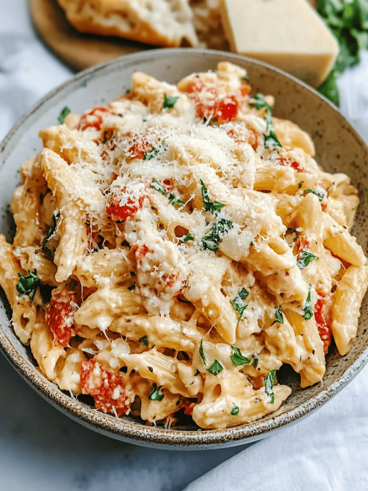 Boursin Cheese Baked TikTok Pasta