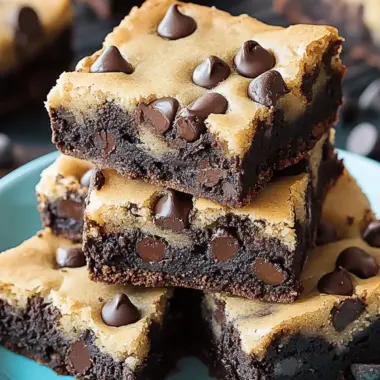 Decadent Chocolate Chip Cookie Brownies You’ll Crave Forever 9 Chocolate Chip Cookie Brownies