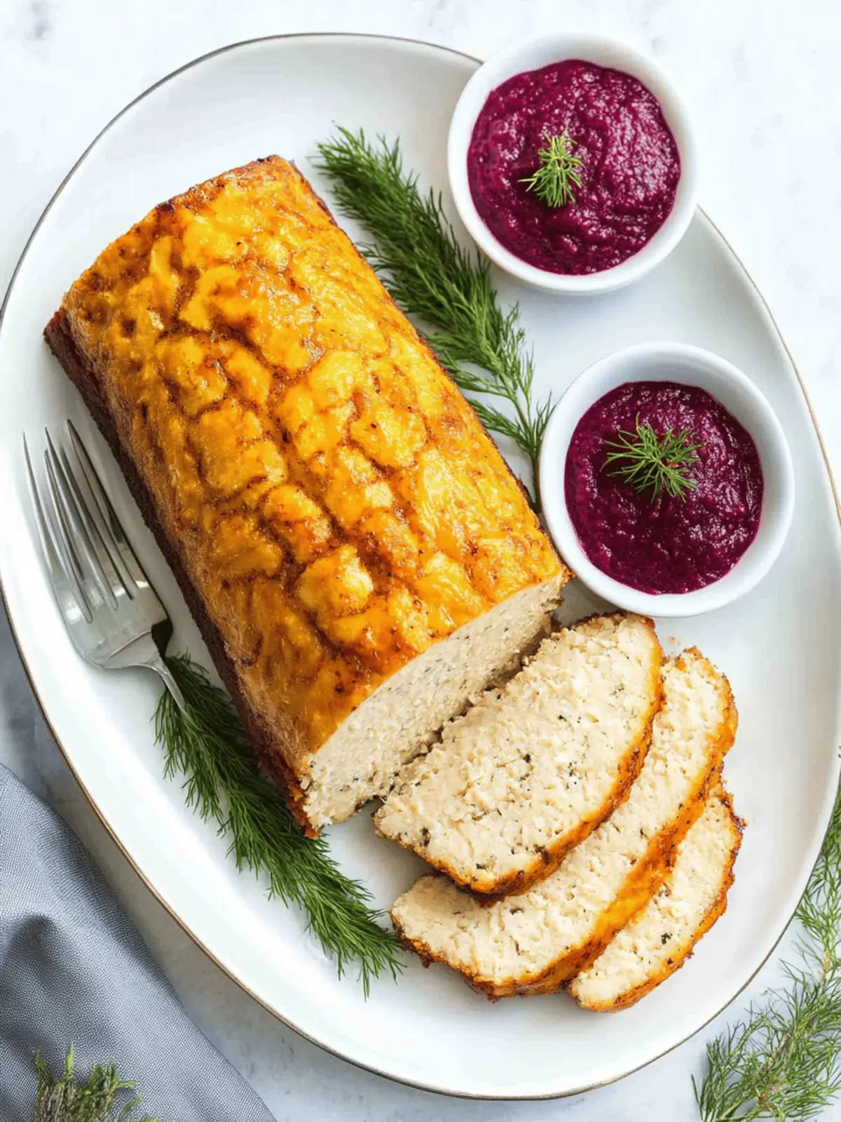 Delicious Baked Gefilte Fish Loaf with Beet Horseradish Twist 4 Baked Gefilte Fish Loaf