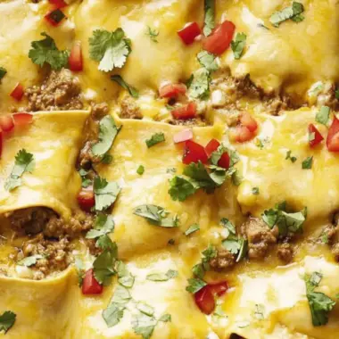 Beef Enchiladas Verdes