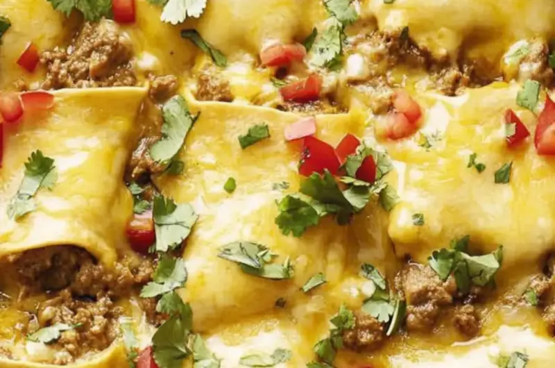 Beef Enchiladas Verdes