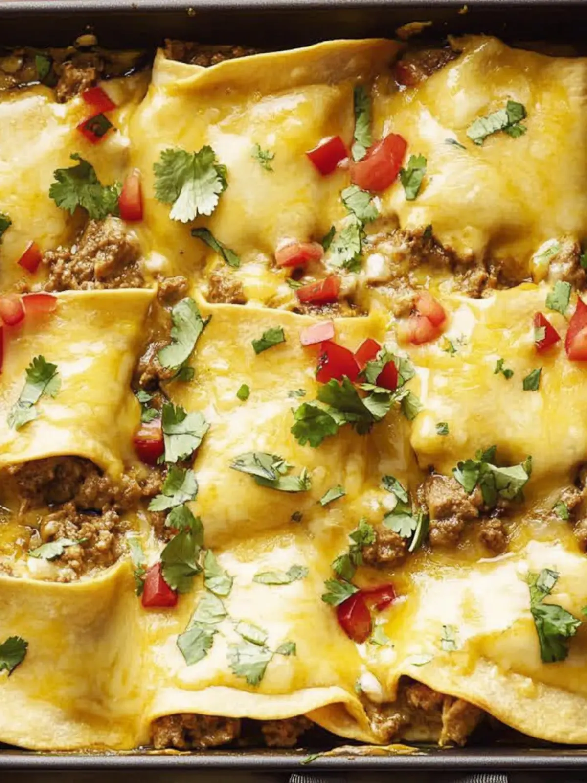 Beef Enchiladas Verdes