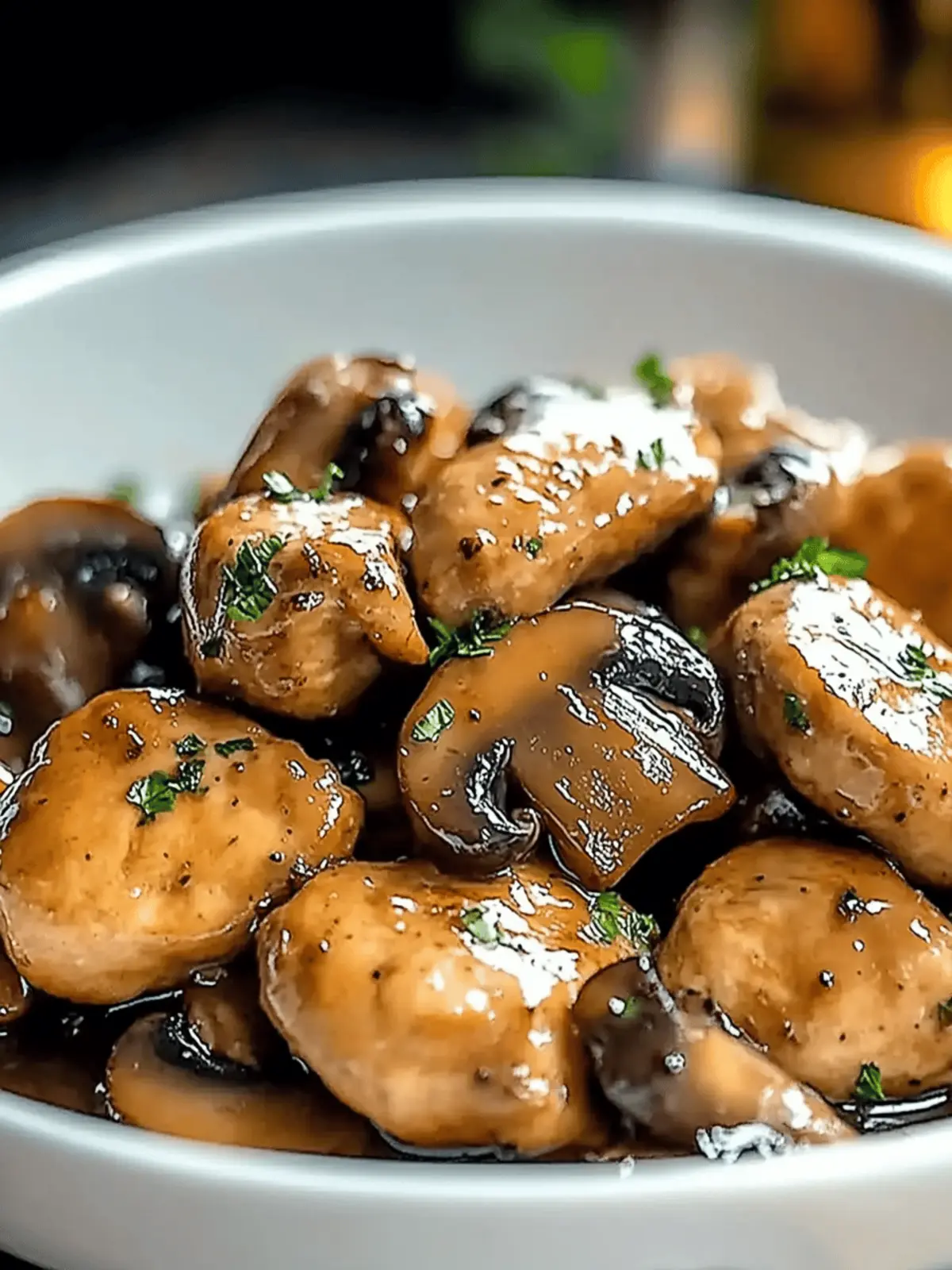 Delicious Mushroom Chicken
