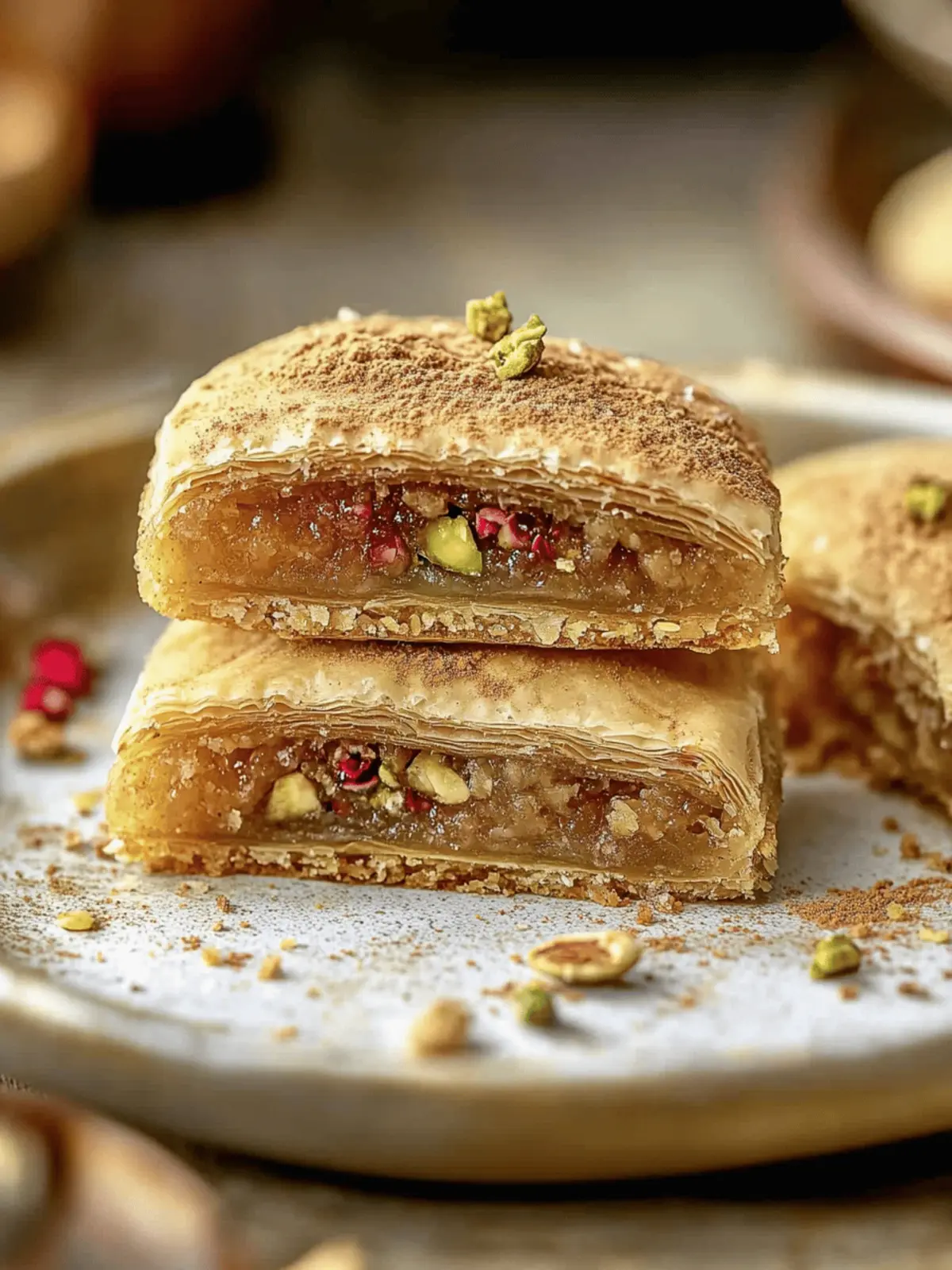 Baklava Cookies with Pistachios for a Sweet Twist 2 Baklava Cookies