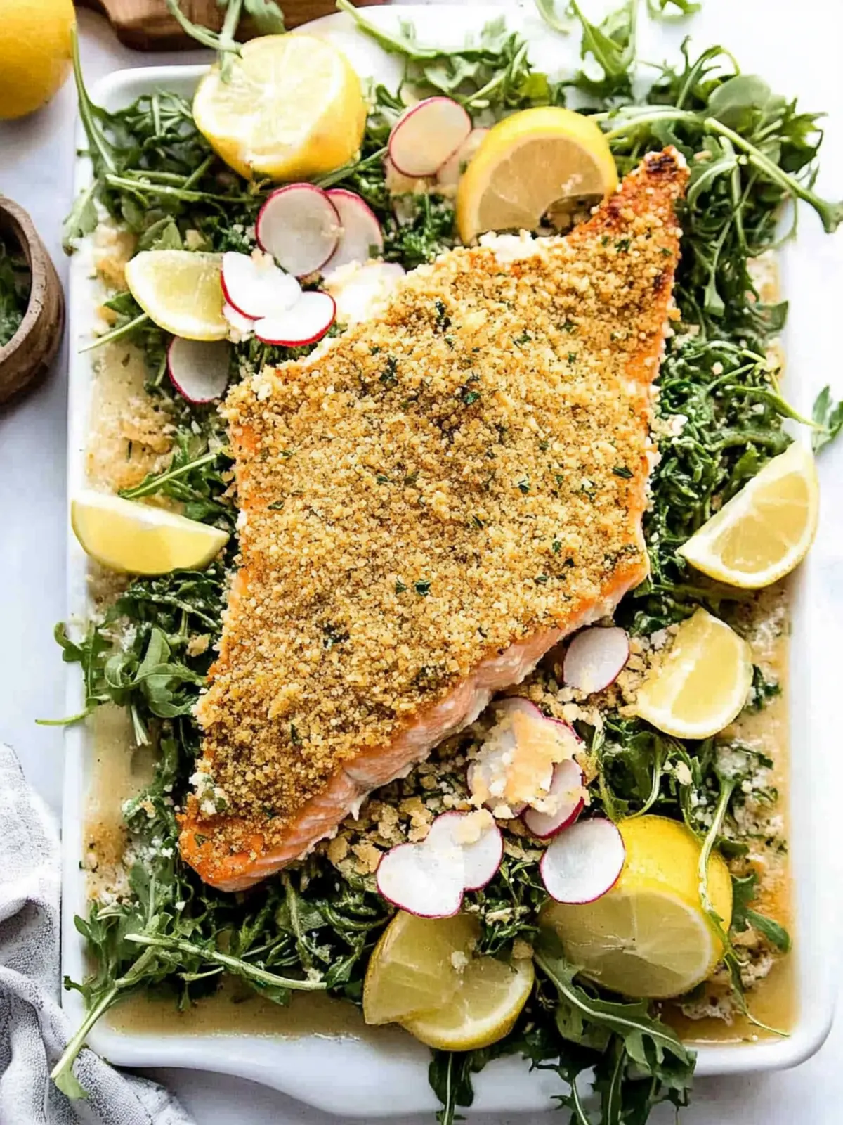 Baked Parmesan Crusted Salmon