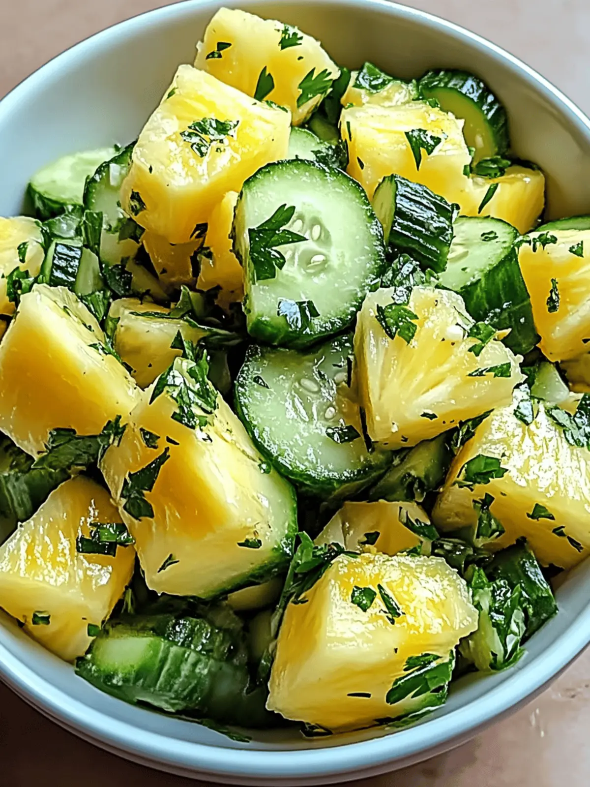 Zesty Pineapple Cucumber Salad That Screams Summer Freshness 3 Pineapple Cucumber Salad