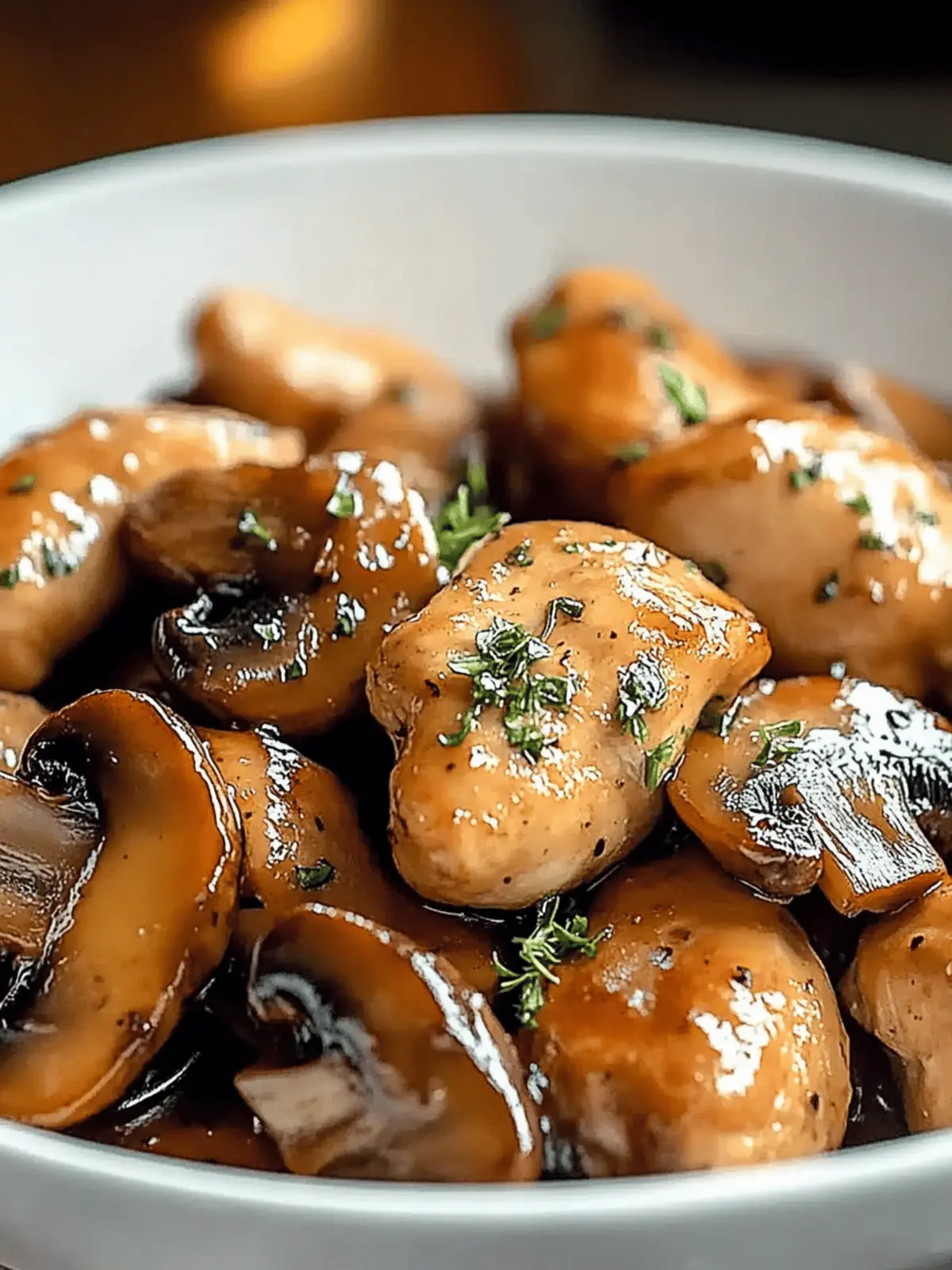 Delicious Mushroom Chicken