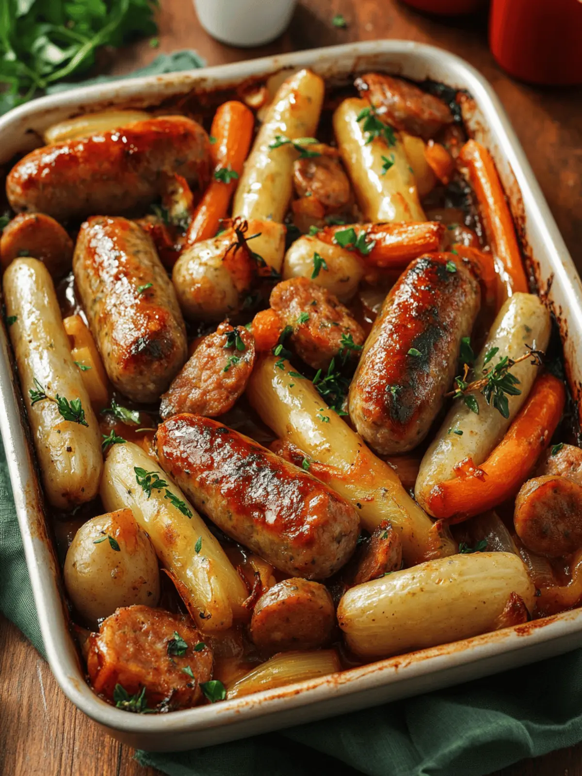 Easy Pork Sausage Tray Bake: A Quick Family Favorite 5 Pork Sausage Tray Bake