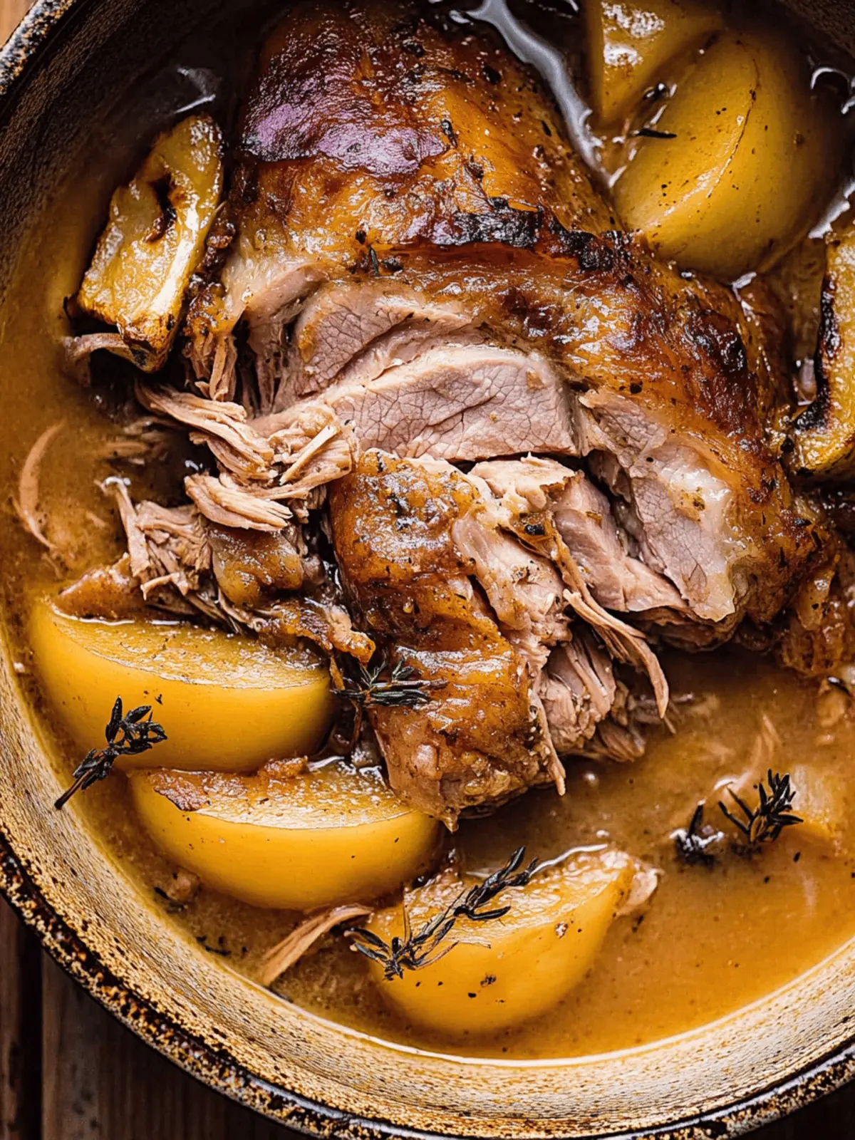 Apple Cider Braised Pork Shoulder