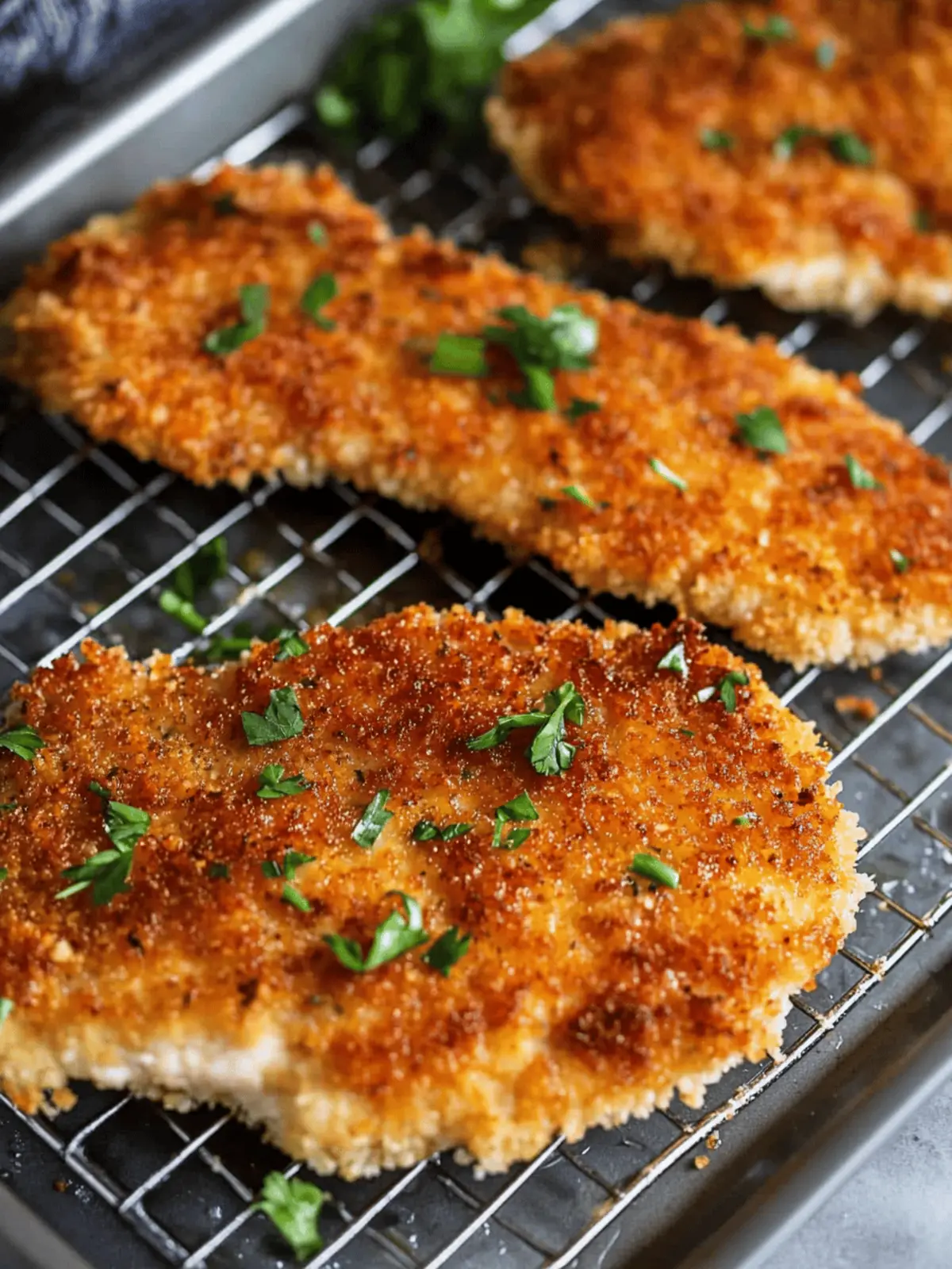 Crispy Panko Crusted Chicken