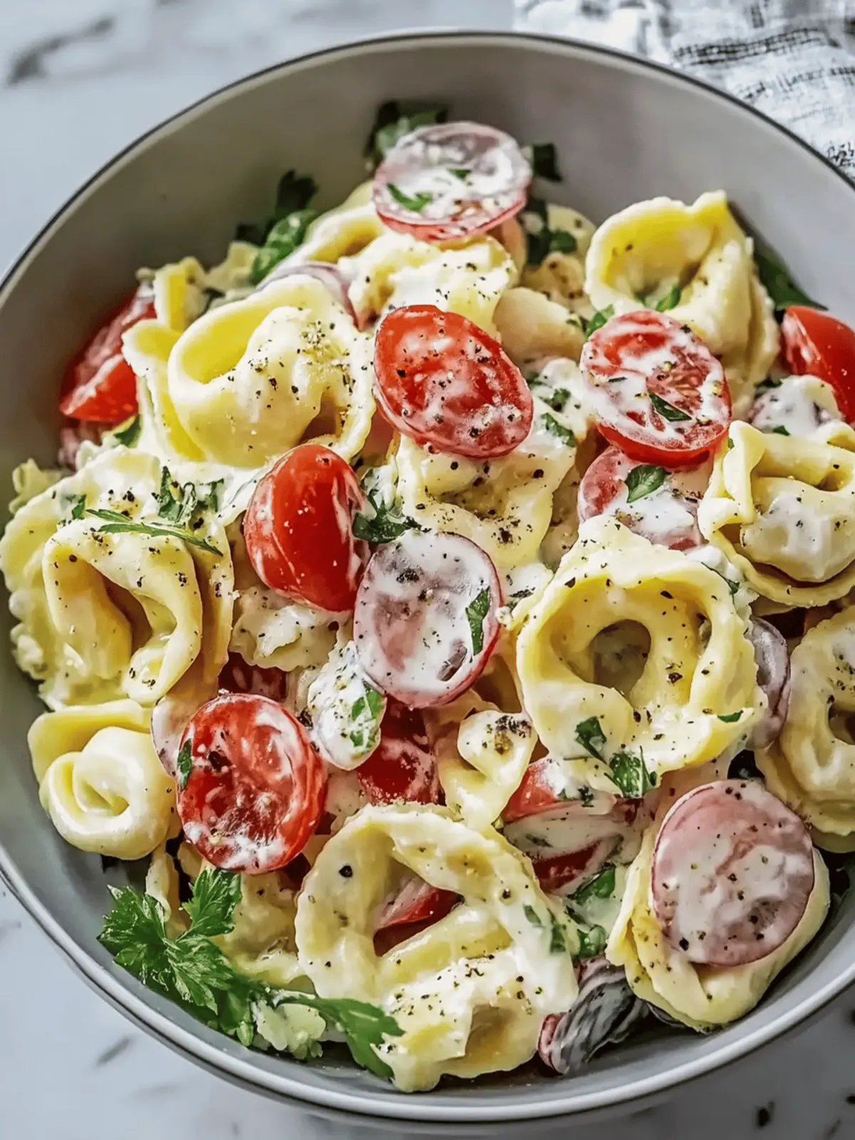 Fresh Grinder Tortellini Salad