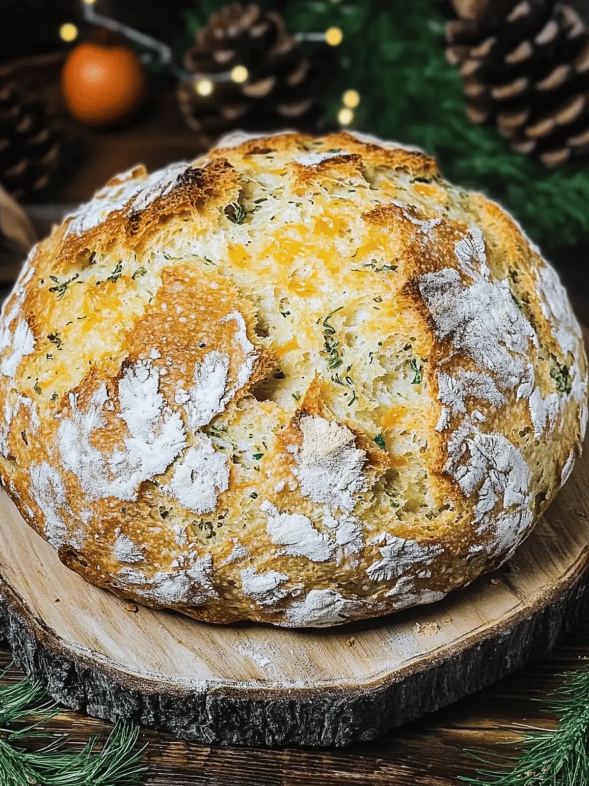 Cheddar and Herb Soda Bread