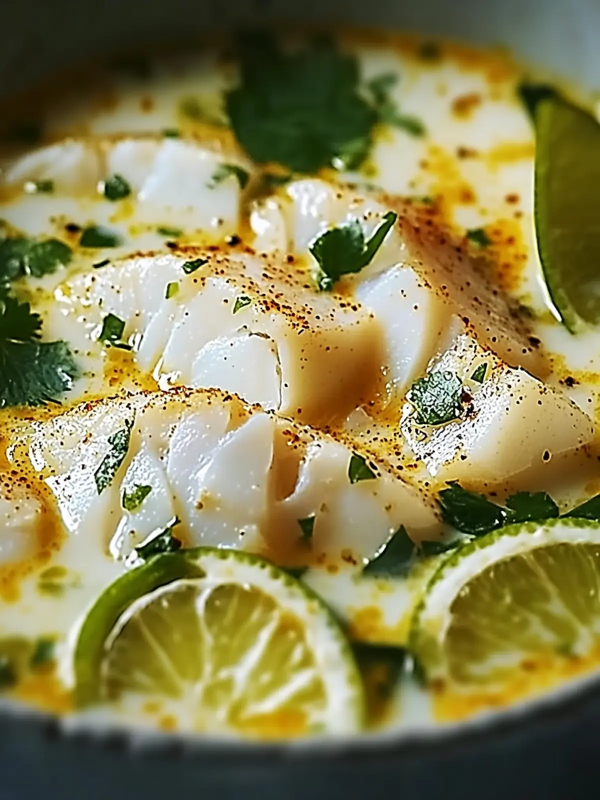 Coconut Lime Fish Soup