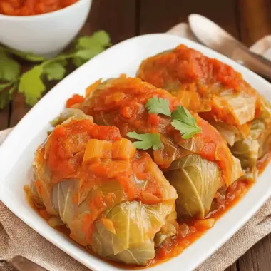 Hungarian Stuffed Cabbage Rolls