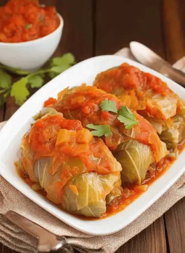 Hungarian Stuffed Cabbage Rolls