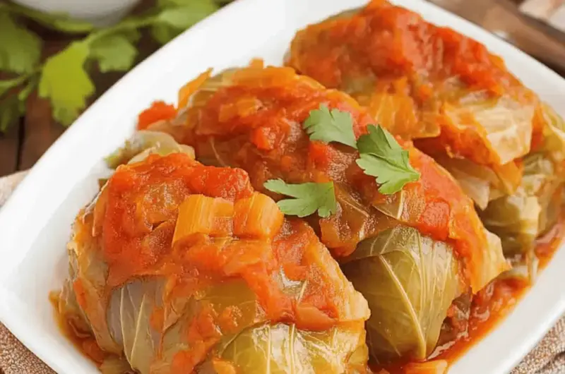 Hungarian Stuffed Cabbage Rolls