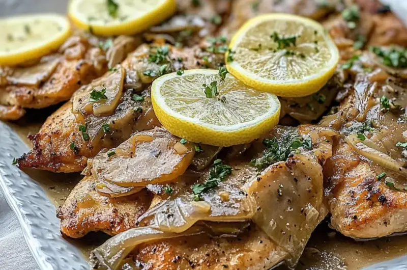 Lemon Shallot Chicken