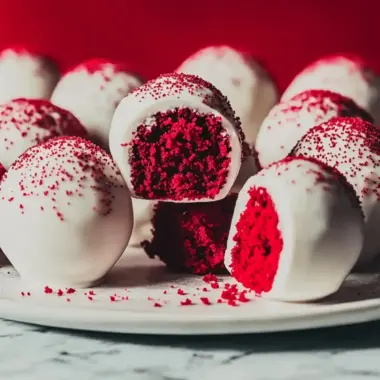Red Velvet Cake Balls