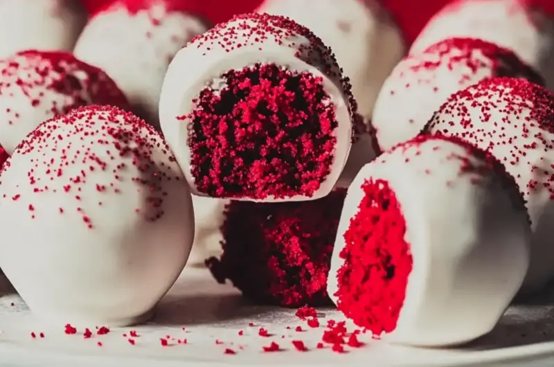 Red Velvet Cake Balls