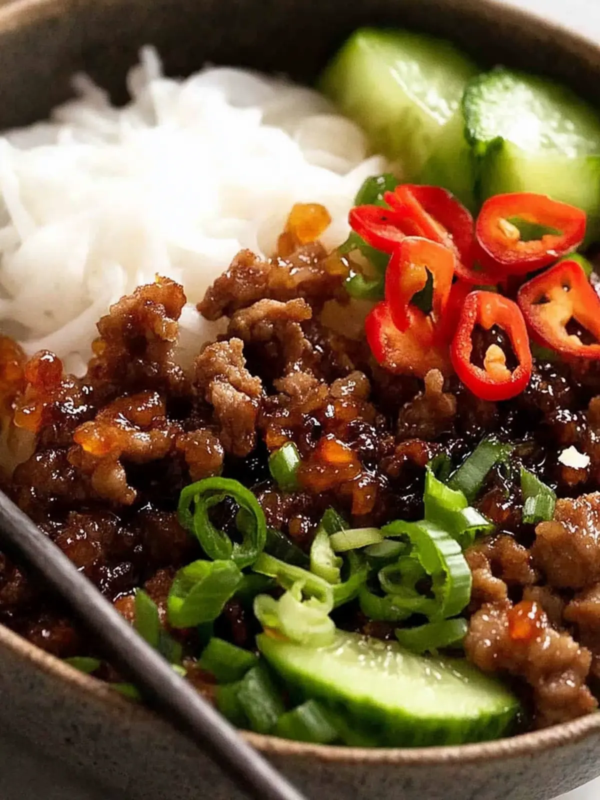 Vietnamese Caramelised Pork Bowls