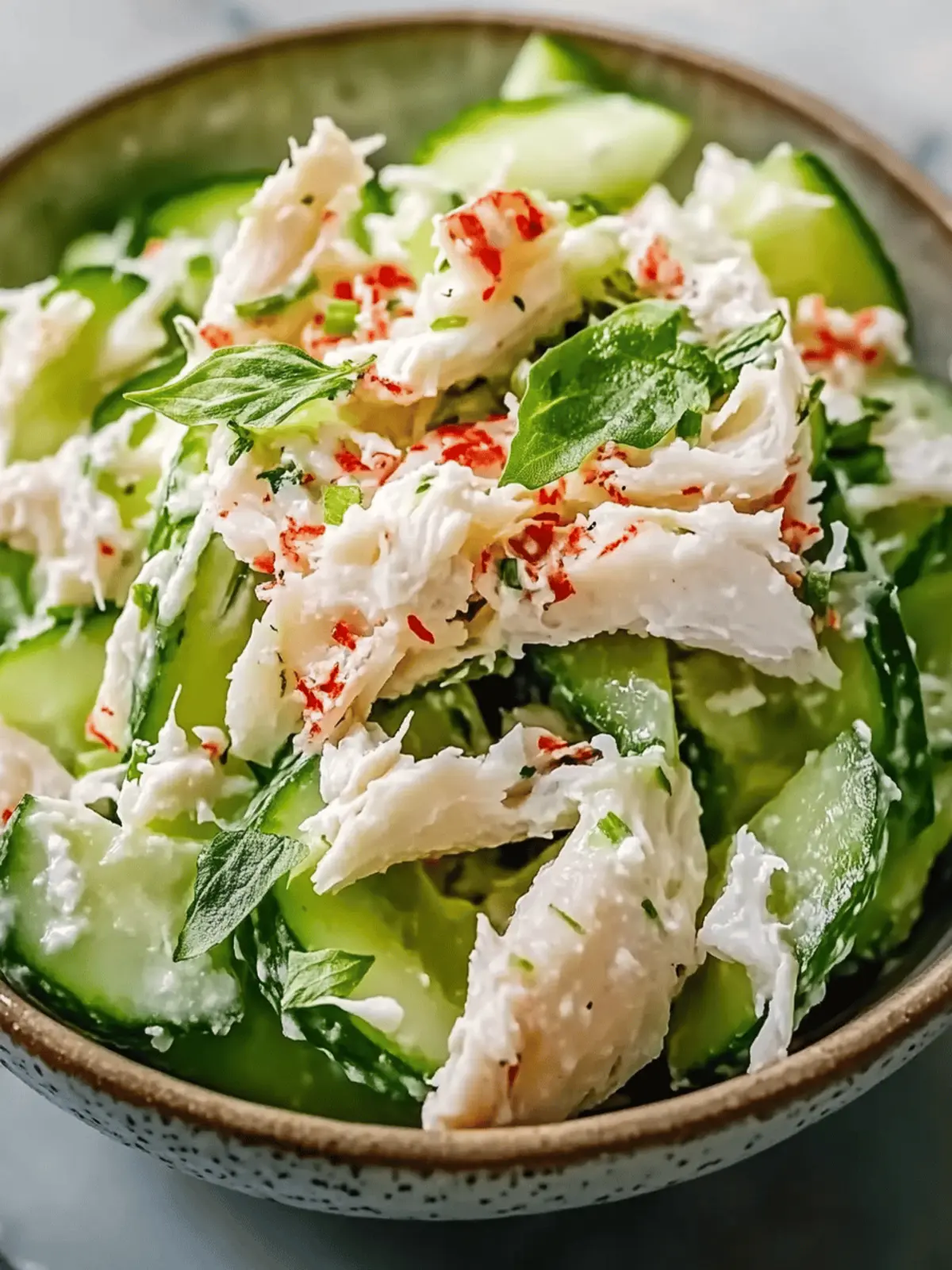 Crisp Cucumber Salad with Crab Meat: A Refreshing Delight 5 Cucumber Salad with Crab Meat
