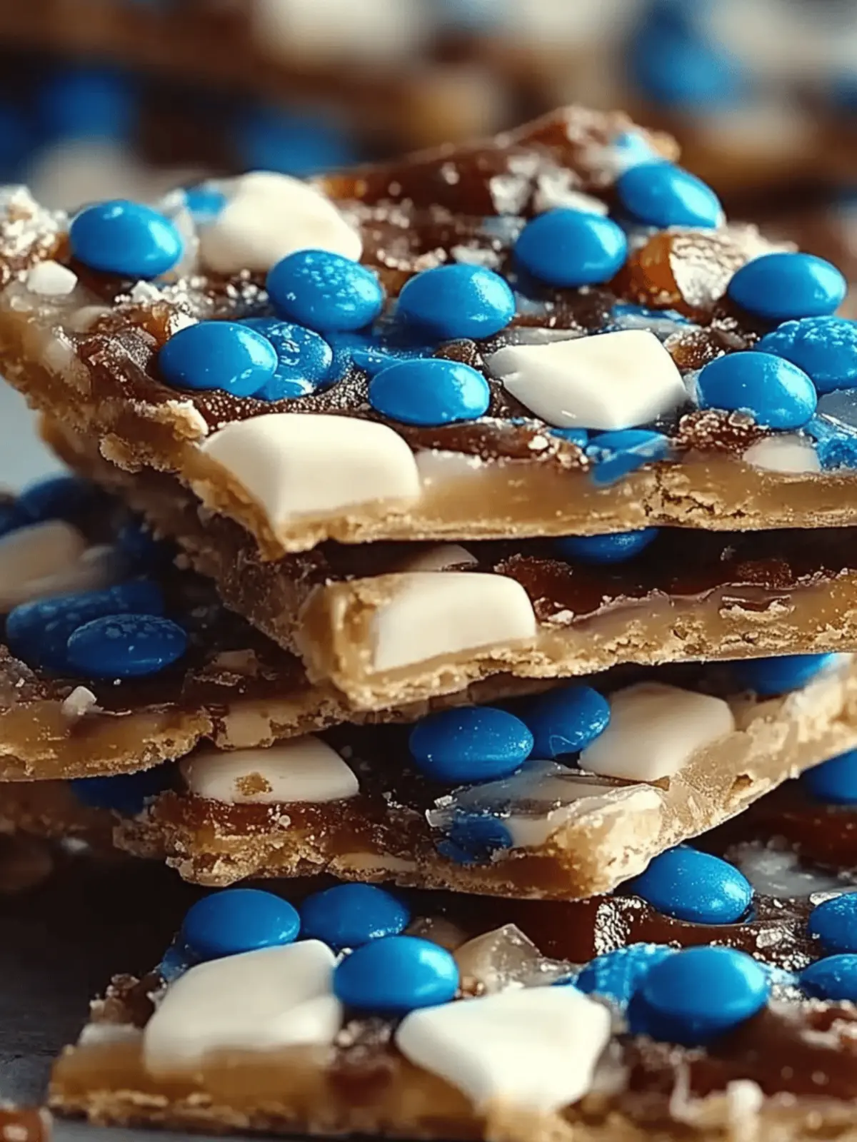 Hanukkah Candy Bark