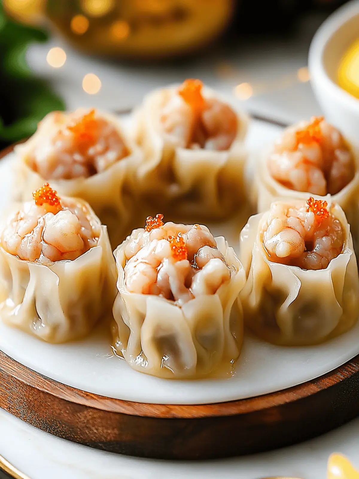 Pork and Shrimp Siu Mai