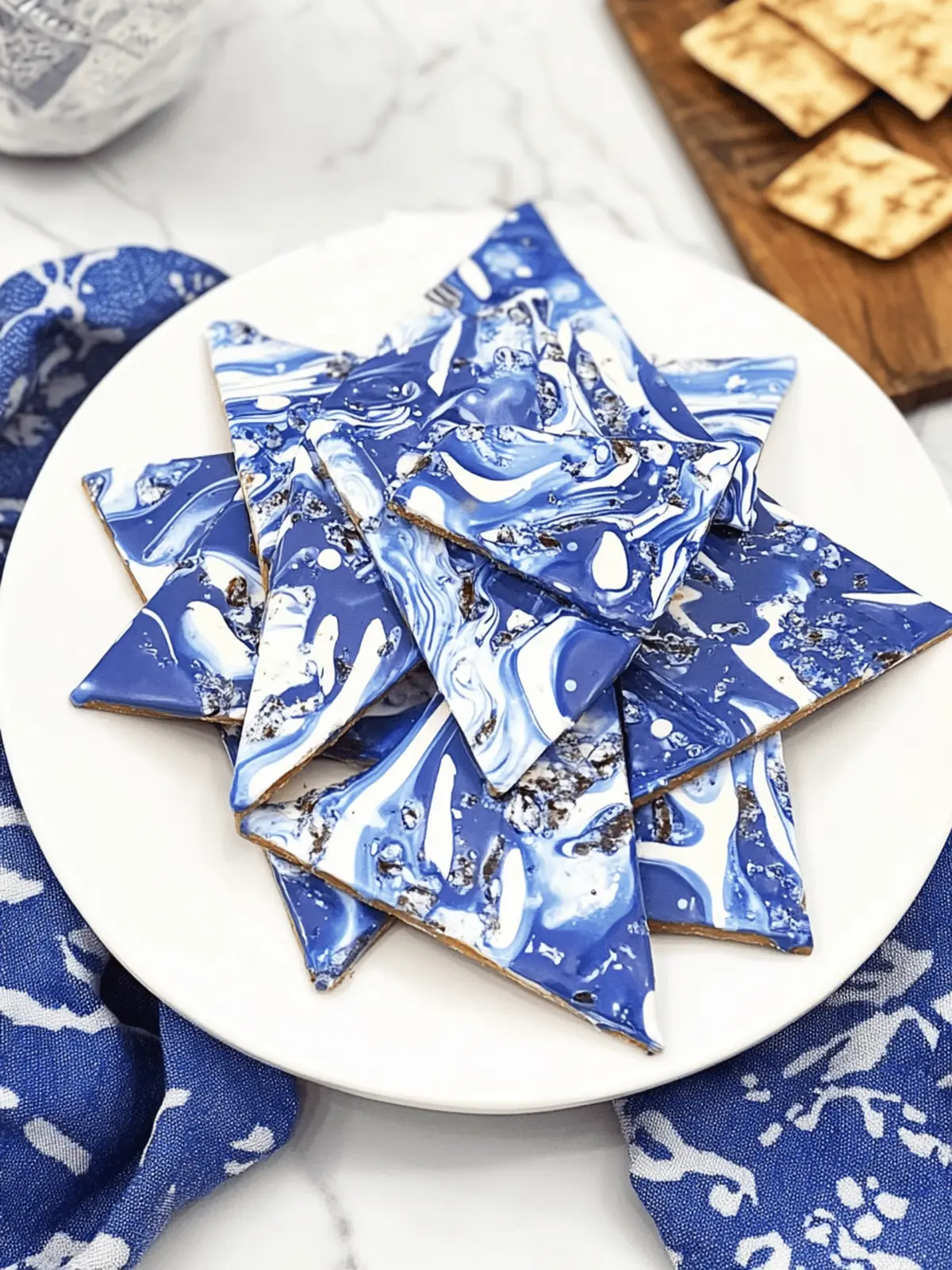 HANUKKAH BARK CANDY