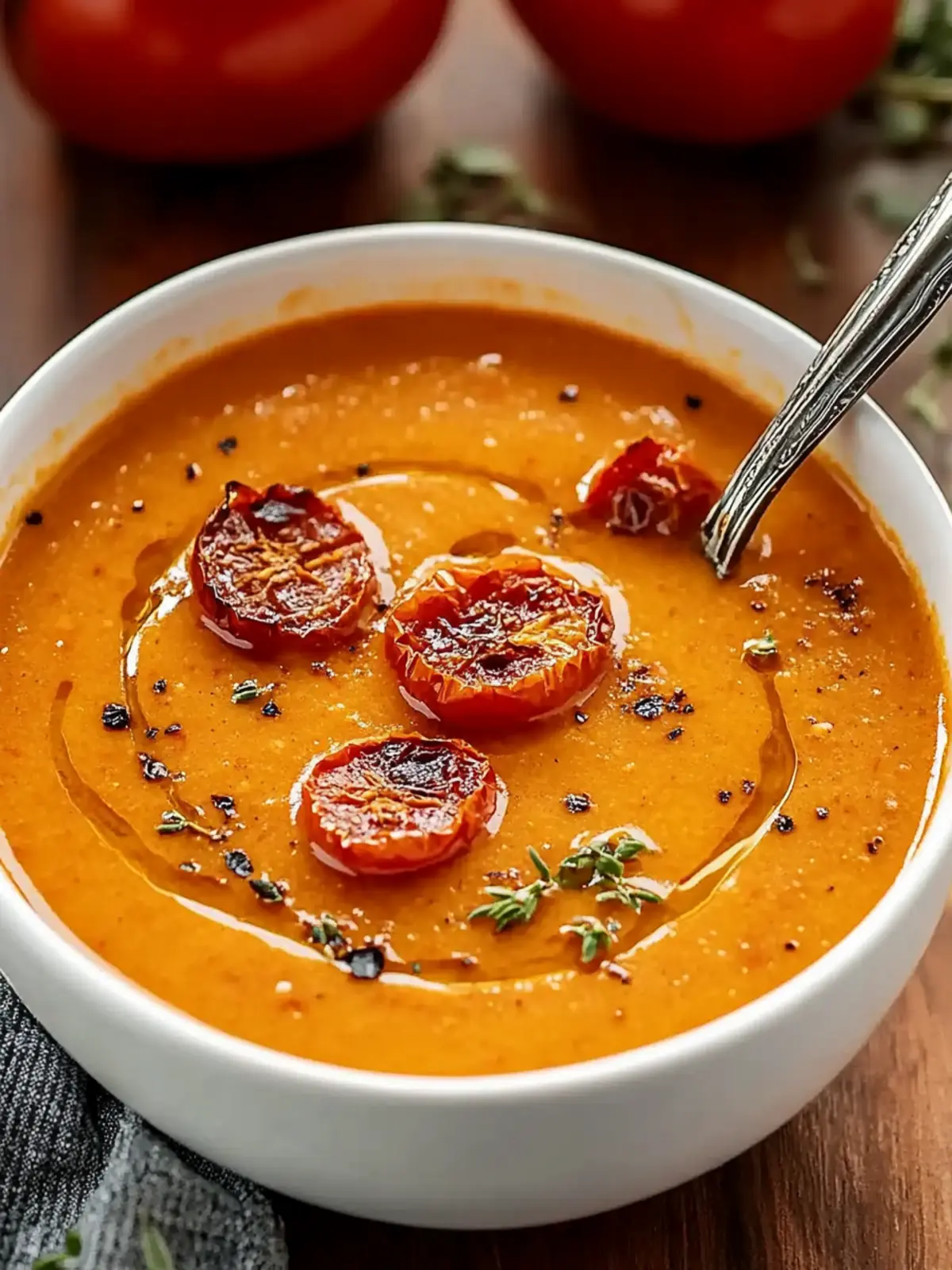 Creamy Roasted Garlic Tomato Soup: Your Cozy Comfort Bowl 4 Creamy Roasted Garlic Tomato Soup