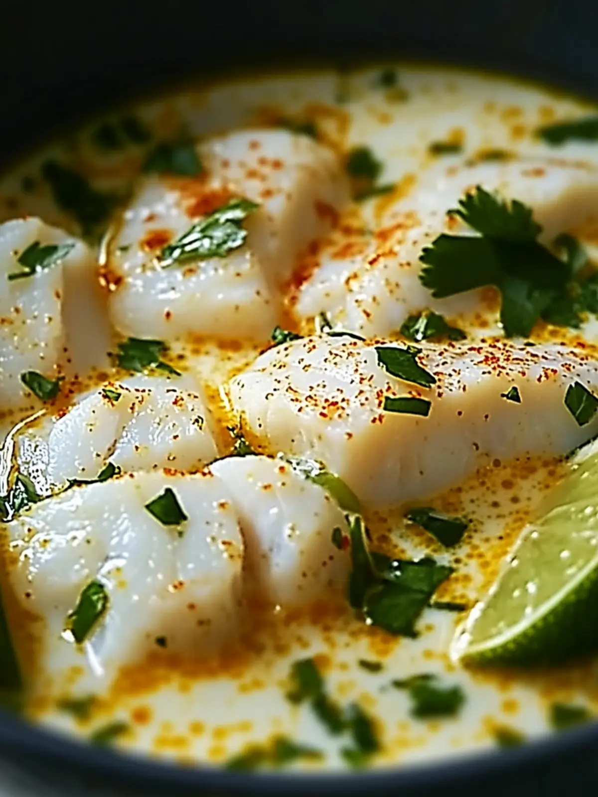 Coconut Lime Fish Soup